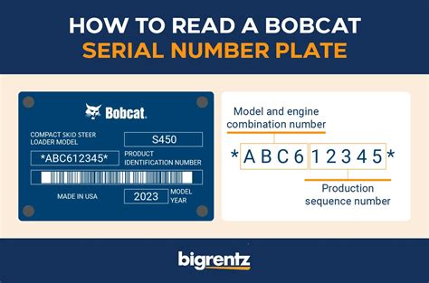 bobcat track loader serial number